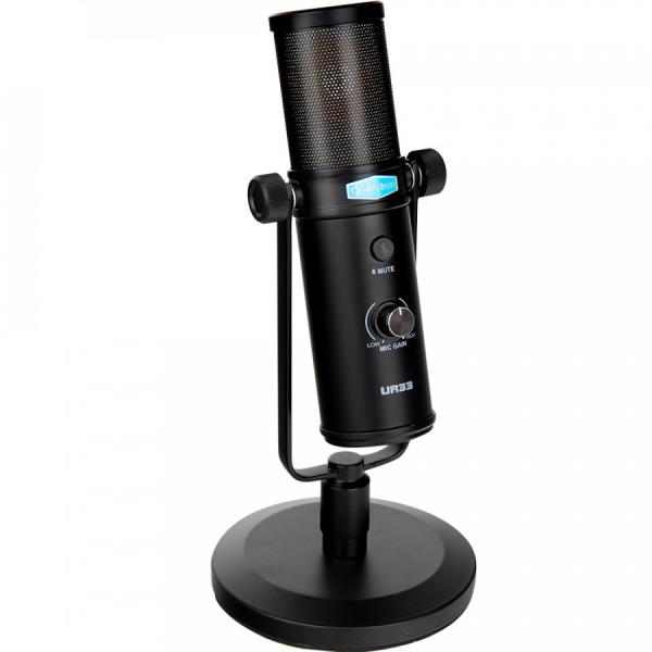 ALCTRON UR33 MICROFONO A CONDENSATORE CARDIOIDE USB + USCITA CUFFIE