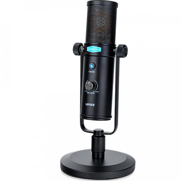 ALCTRON UR33 MICROFONO A CONDENSATORE CARDIOIDE USB + USCITA CUFFIE