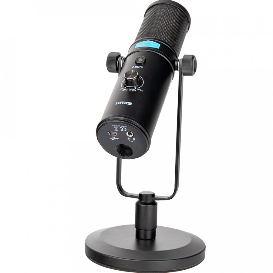 ALCTRON UR33 MICROFONO A CONDENSATORE CARDIOIDE USB + USCITA CUFFIE