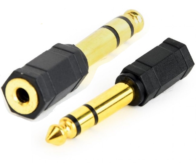 CABLEXPERT SPINA ADATTATORE AUDIO DA 6,35 MASCHIO MM A 3,5 MM FEMMINA
