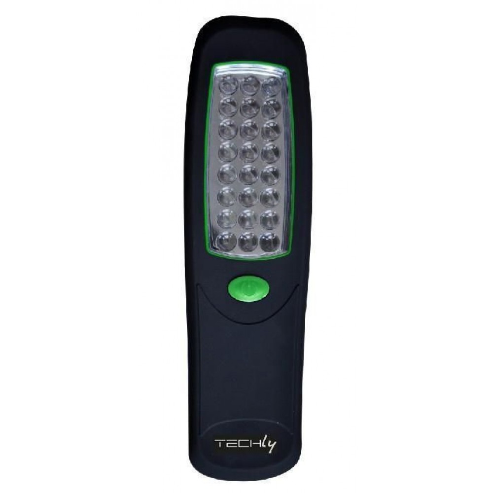 TECHLY ITC-LED WL2 LAMPADA 24 LED CON GANCIO E MAGNETE