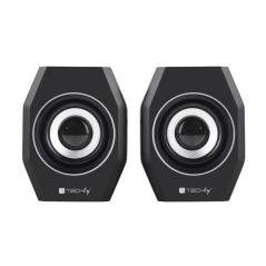TECHLY ICC SP-320STY COPPIA CASSE USB 2 0 E JACK 3 5MM CON CONTROLLO VOLUME