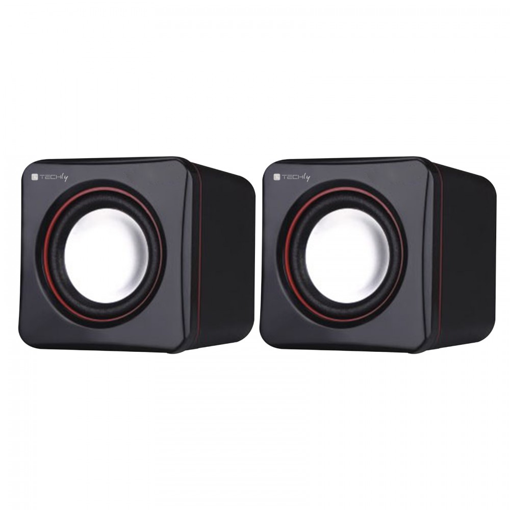 TECHLY ICC SP-320ETY COPPIA CASSE USB 2 0 E JACK 3 5MM