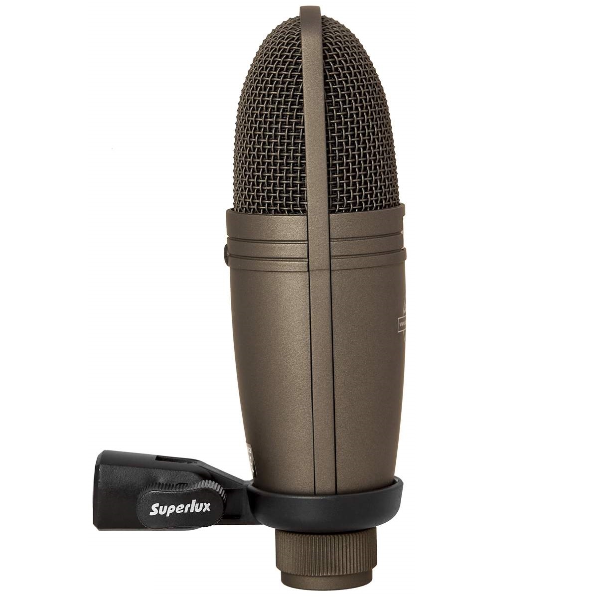 SUPERLUX HO8 MICROFONO DA STUDIO A CONDENSATORE LARGO DIAFRAMMA SUPERCARDIOIDE