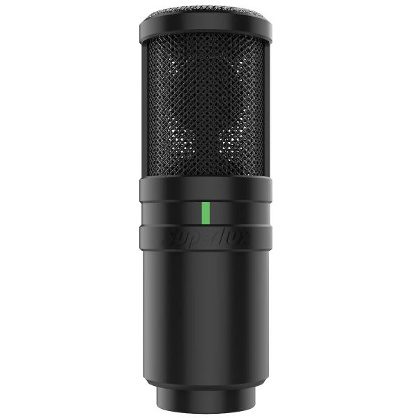 SUPERLUX E205 MICROFONO DA STUDIO A CONDENSATORE LARGO DIAFRAMMA SUPERCARDIOIDE