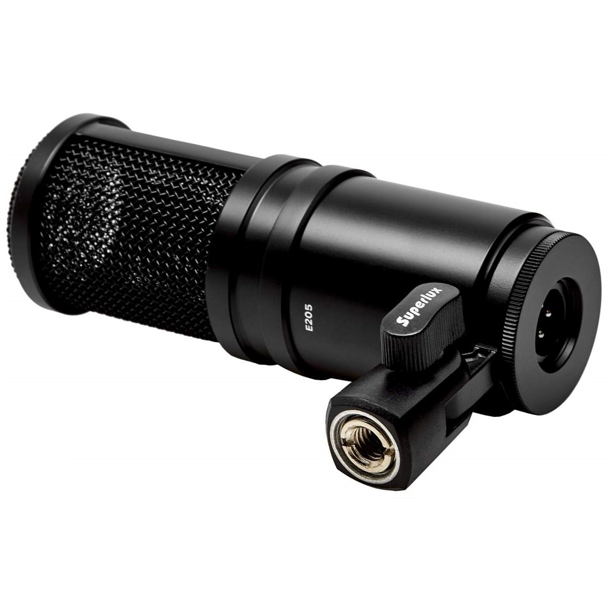 SUPERLUX E205 MICROFONO DA STUDIO A CONDENSATORE LARGO DIAFRAMMA SUPERCARDIOIDE