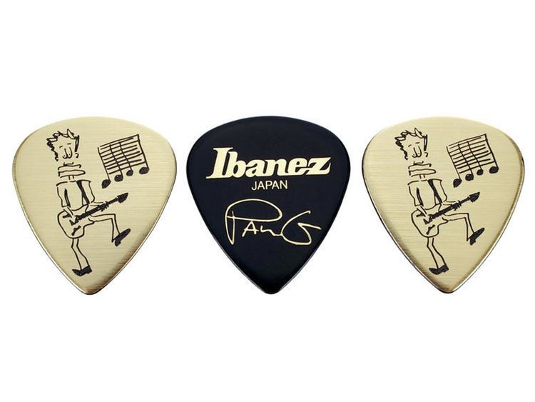IBANEZ B1000PG30G CONFEZIONE 3 PLETTRI HEAVY PAUL GILBERT SIGNATURE
