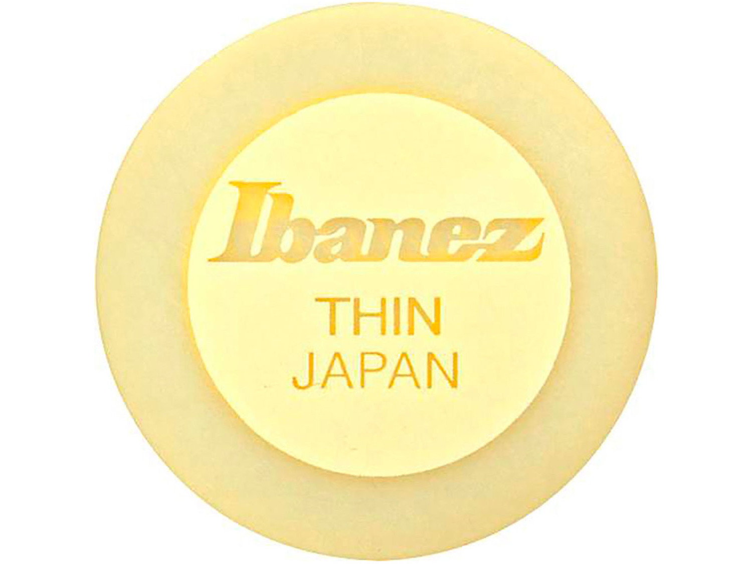 IBANEZ PA1T-MTY - PLETTRI ROTONDI GIALLO OPACO THIN (50PZ)