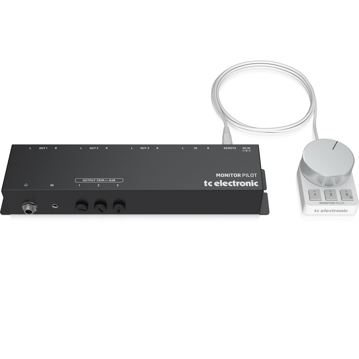 TC ELECTRONIC MONITOR PILOT DESKTOP CONTROLLER VOLUME MONITORING PER MONITOR E CUFFIE