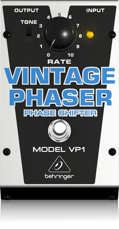 BEHRINGER VP1 VINTAGE STYLE PHASE SHIFTER PEDALE EFFETTO PHASER PER CHITARRA EX-DEMO