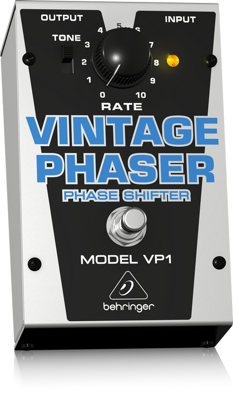 BEHRINGER VP1 VINTAGE STYLE PHASE SHIFTER PEDALE EFFETTO PHASER PER CHITARRA EX-DEMO