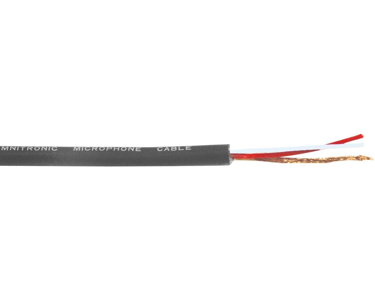 OMNITRONIC 30300753 CAVO MICROFONICO BILANCIATO 2x0 22 PROFESSIONALE XLR AL METRO