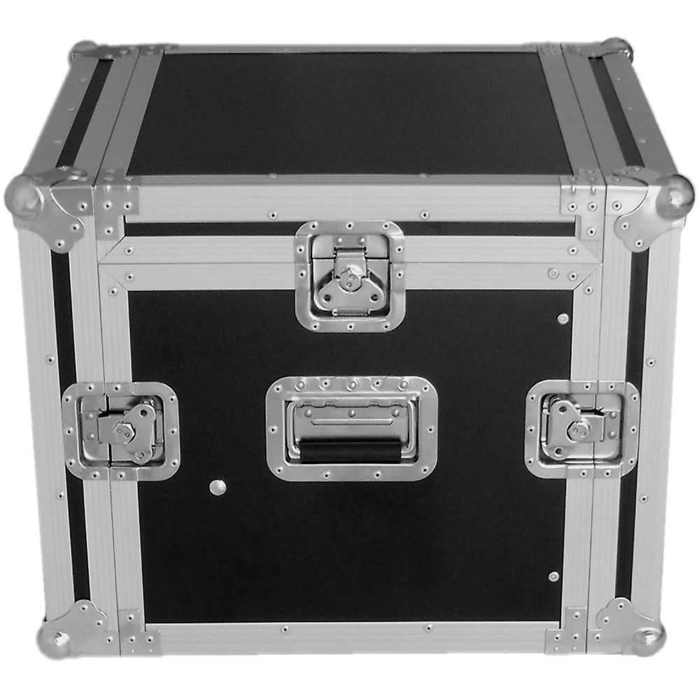 EXTREME YC8UR9M FLIGHT CASE LEGNO 10MM COMBO UNITA RACK 8U MIXER 9U 3 COPERCHI 6 CHIUSURE 2 MANIGLIE 4 RUOTE
