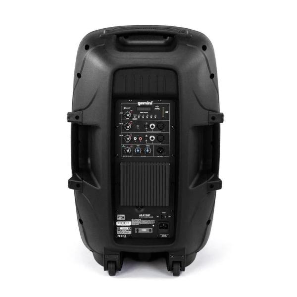 GEMINI AS2112 BT CASSA ATTIVA 2 VIE 1500W PICCO WOOFER 12" 2 CANALI CON LETTORE MP3 BLUETOOTH USB SD