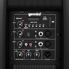 GEMINI AS2112 BT CASSA ATTIVA 2 VIE 1500W PICCO WOOFER 12" 2 CANALI CON LETTORE MP3 BLUETOOTH USB SD