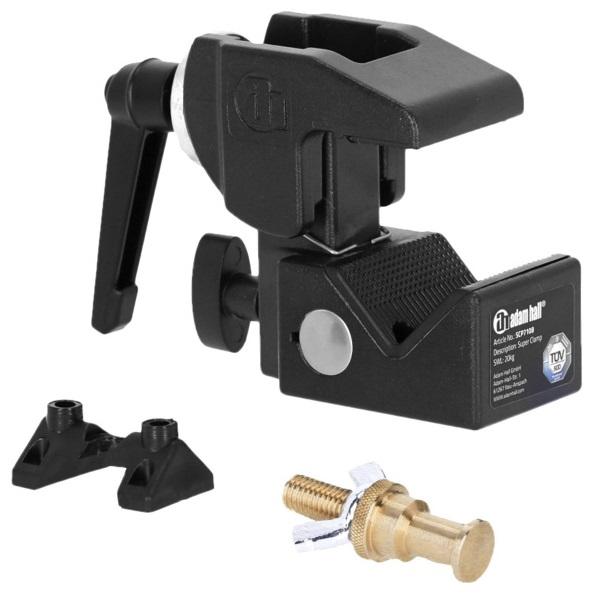 ADAM HALL SUPER CLAMP MK2 SET1 GANCIO CERTIFICATO TUV GERMANIA CON ATTACCO RAPIDO