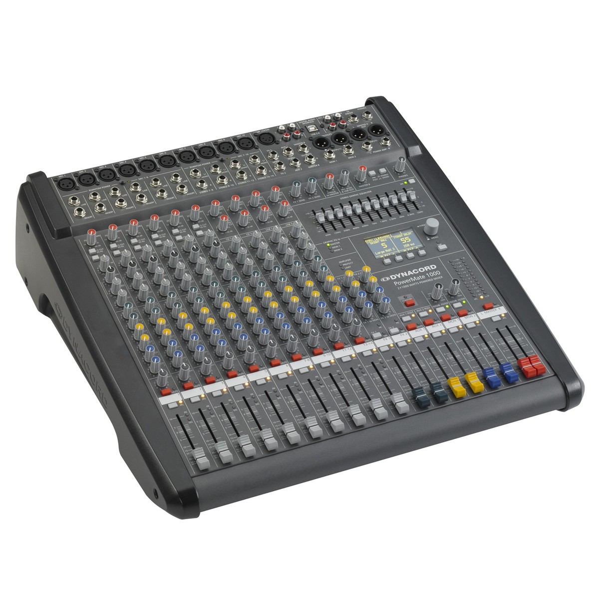 DYNACORD POWERMATE 1000-3 MIXER ANALOGICO AMPLIFICATO CON INTERFACCIA USB E DOPPI EFFETTI STEREO
