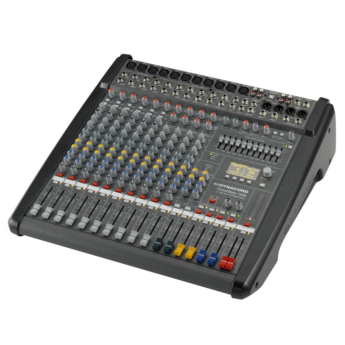 DYNACORD POWERMATE 1000-3 MIXER ANALOGICO AMPLIFICATO CON INTERFACCIA USB E DOPPI EFFETTI STEREO