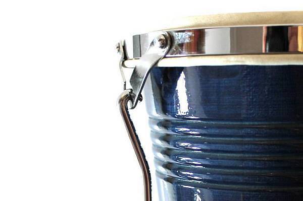 LUKE DANIEL LUKE & DANIEL JD105B BLU DOPPI BONGHI IN LEGNO MISURA 6 5" + 7 5" VERA PELLE ACCORDATURA MECCANICA COLORE BLU