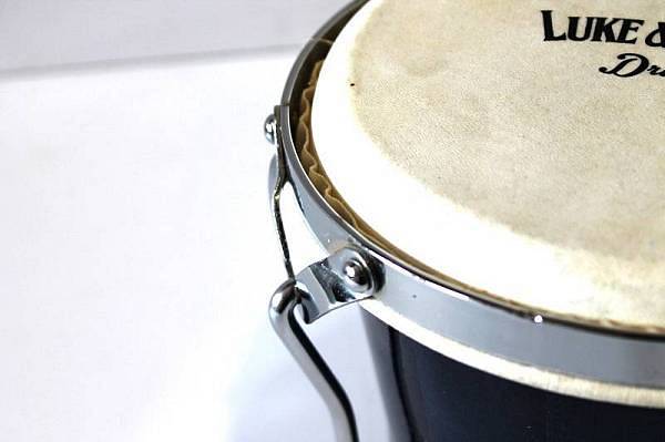 LUKE DANIEL LUKE & DANIEL JD105C BLU DOPPI BONGHI IN LEGNO MISURA 6 5" + 7 5" VERA PELLE ACCORDATURA MECCANICA COLORE BLU