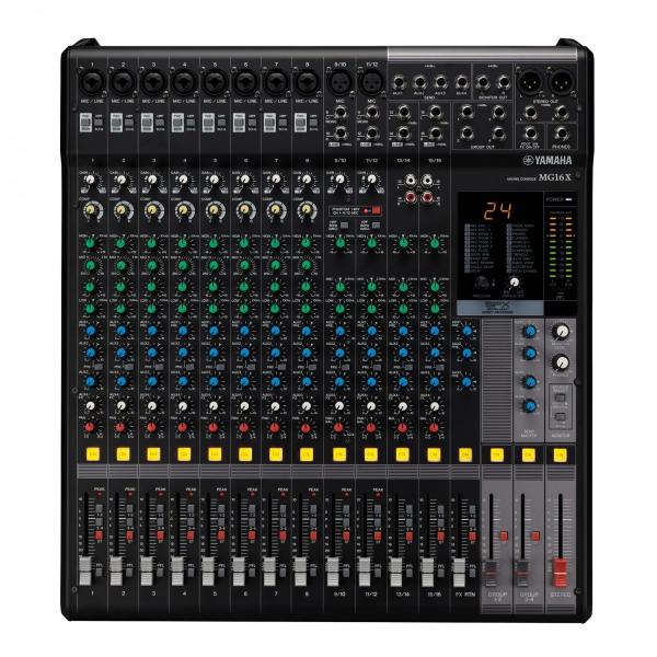 YAMAHA MG16X CV MIXER STEREO 16 CANALI CON ALIMENTAZIONE PHANTOM ED EFFETTI