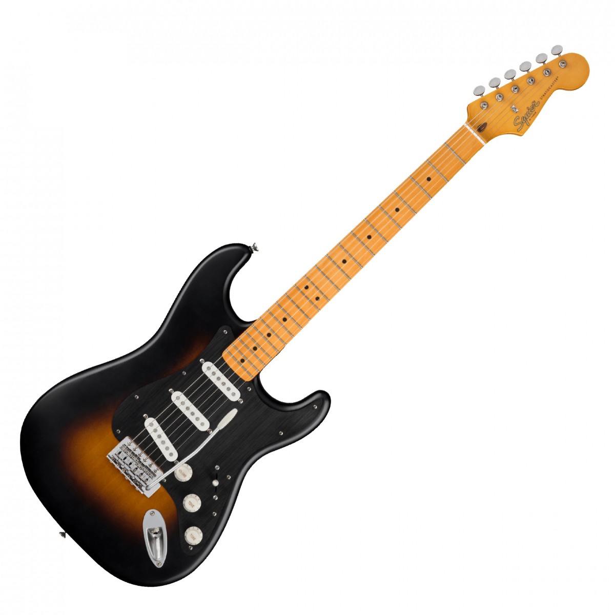 FENDER SQUIER 40TH STRATOCASTER MN VINTAGE EDITION SATIN WIDE 2 COLOR SUNBURST CHITARRA ELETTRICA 21 TASTI