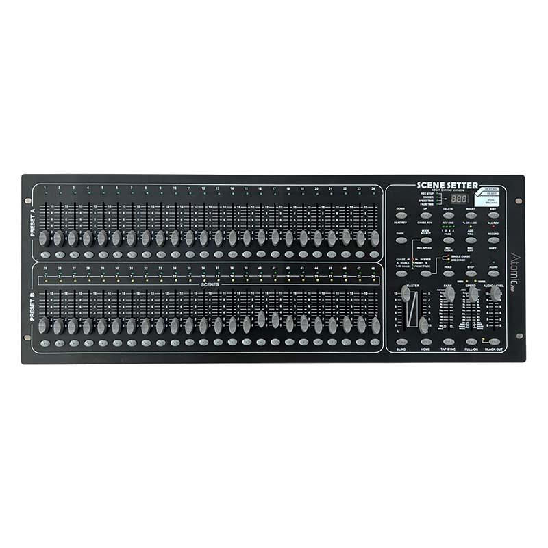 ATOMIC 4DJ PRO THEATRE 24-48 CENTRALINA MIXER DMX 48 CANALI