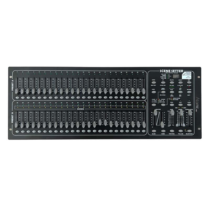 ATOMIC 4DJ PRO THEATRE 24-48 CENTRALINA MIXER DMX 48 CANALI