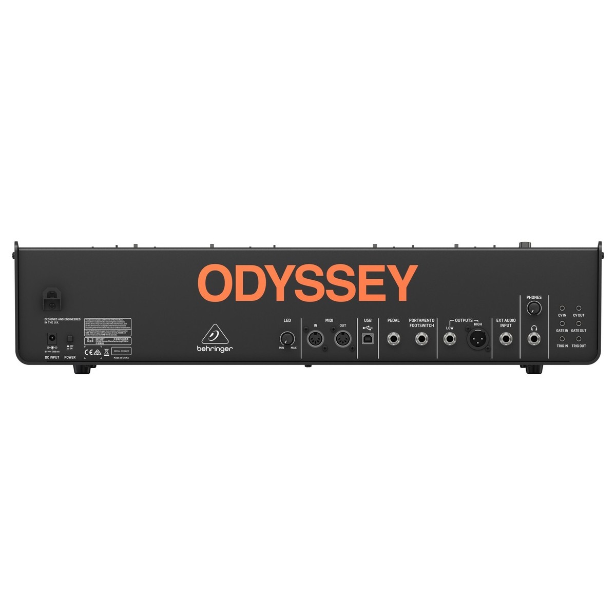 BEHRINGER ODYSSEY SINTETIZZATORE ANALOGICO 37 TASTI ARPEGGIATORE E SEQUENCER INCORPORATI FX KLARK TEKNIK MIDI - USB EX-DEMO