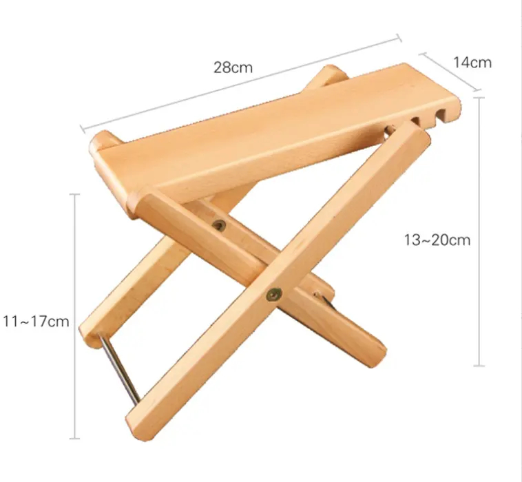 EXTREME FS1W POGGIAPIEDE IN LEGNO PER CHITARRA REGOLABILE IN ALTEZZA