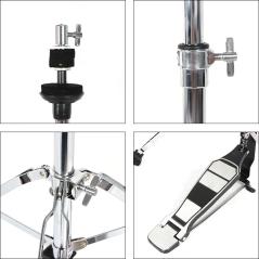 EXTREME HH500 ASTA HI-HAT CHARLESTON PROFESSIONALE ALTEZZA REGOLABILE TREPPIEDE CON GAMBE DOPPIE