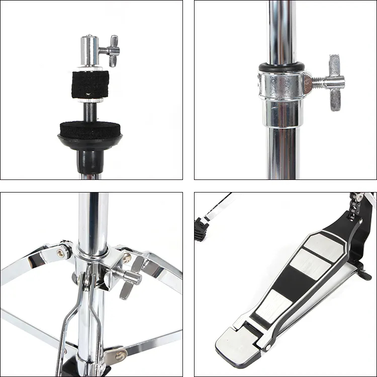 EXTREME HH500 ASTA HI-HAT CHARLESTON PROFESSIONALE ALTEZZA REGOLABILE TREPPIEDE CON GAMBE DOPPIE