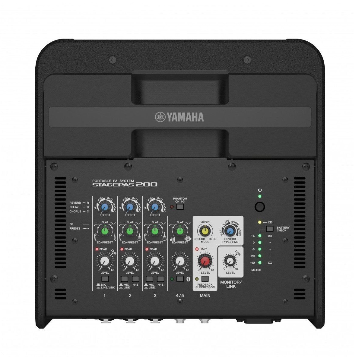 YAMAHA STAGEPAS 200 BTR SISTEMA AMPLIFICATO A BATTERIA 180W MIXER BLUETOOTH APP CONTROLLO REMOTO