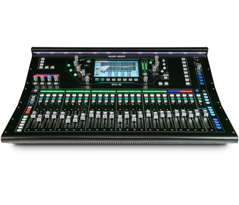 ALLEN   HEATH ALLEN&HEATH SQ6 MIXER DIGITALE 48 CANALI 25 FADER CON SCHERMO TOUCH DA 7"