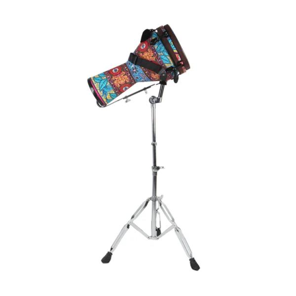 EXTREME DS201F SUPPORTO DA TERRA IN METALLO PER DJEMBE STAND CON ALTEZZA ED INCLINAZIONE REGOLABILE