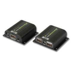 TECHLY EXTENDER HDMI FULL HD 3D POE FINO A 40 METRI EDID IR CAVI CAT 6 6A 7