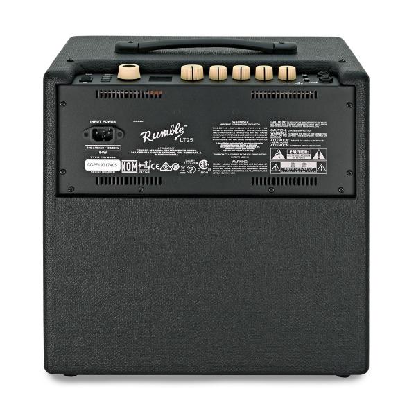 FENDER RUMBLE LT25 AMPLIFICATORE COMBO PER BASSO 25W WOOFER 8" CON MODELLI DI AMPLIFICATORI ED EFFETTI