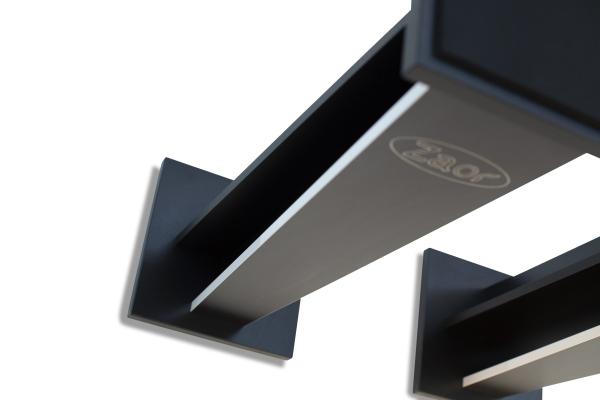 ZAOR MIZA V-STAND 42 BLACK COPPIA DI SUPPORTI DA TERRA PER MONITOR DA STUDIO