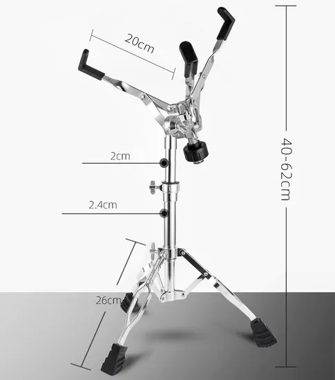 EXTREME SN110 SUPPORTO PER RULLANTE 12" 14" ALTEZZA REGOLABILE GAMBE DOPPIE RICHIUDIBILI