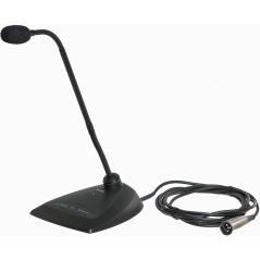 SHURE MX412D-N MICROFONO A COLLO D'OCA 12" CON BASE D'APPOGGIO E TASTO MUTE