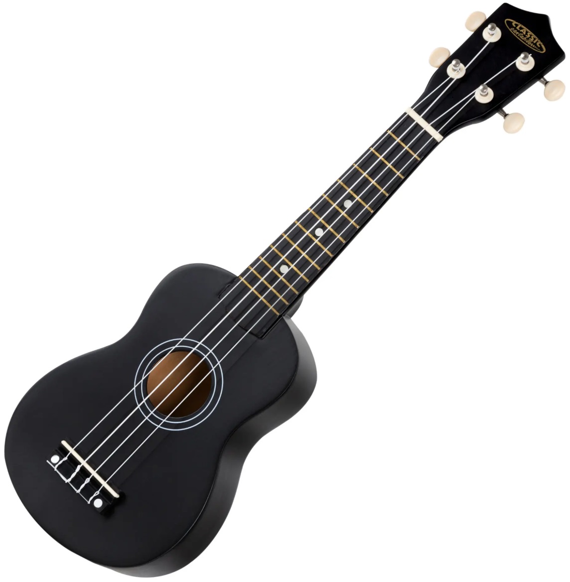 CLASSIC CANTABILE US50 BK UKULELE SOPRANO 12 TASTI COLORE NERO