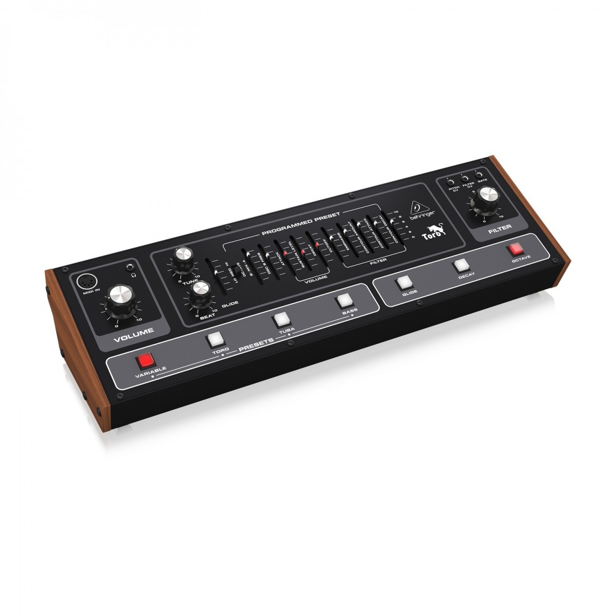 BEHRINGER TORO SINTETIZZATORE DI BASSI ANALOGICO 2 VCO FILTRO LADDER E PRESET