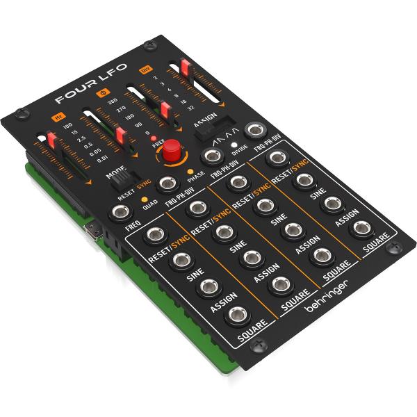 BEHRINGER FOUR LFO MODULO QUAD LFO CON FORME D'ONDA ASSEGNABILI PER EURORACK
