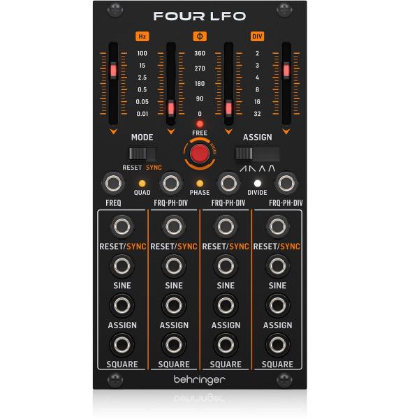 BEHRINGER FOUR LFO MODULO QUAD LFO CON FORME D'ONDA ASSEGNABILI PER EURORACK