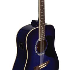 EKO RANGER 6 EQ NATURAL CHITARRA ACUSTICA ELETTRIFICATA COLORE BLU SUNBURST