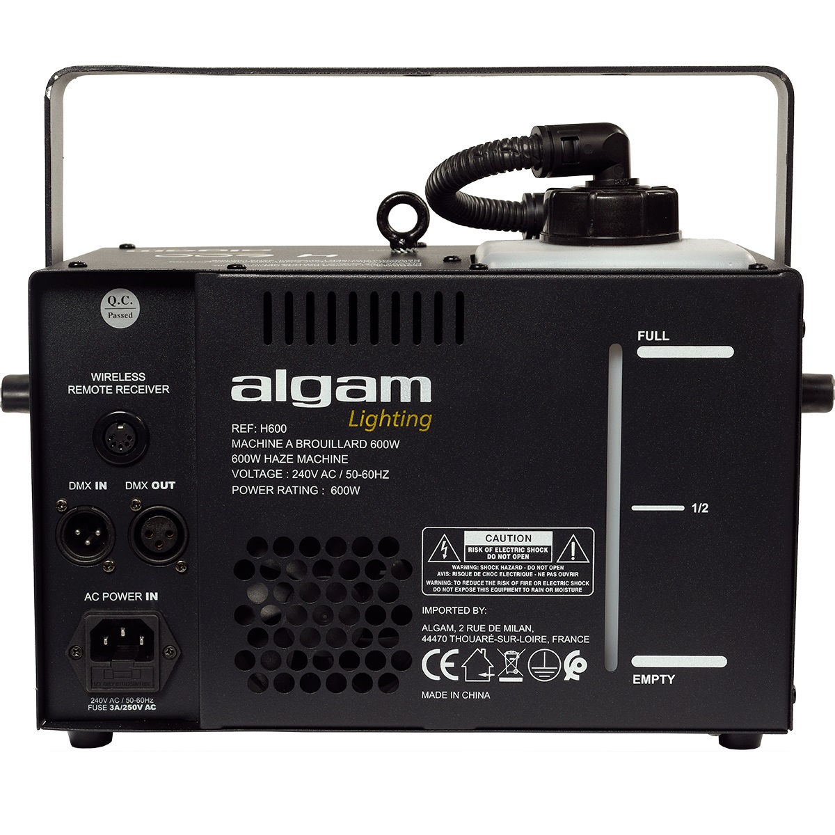 ALGAM LIGHTING H600 HAZE 600 WATT MACCHINA HAZER DELLA NEBBIA