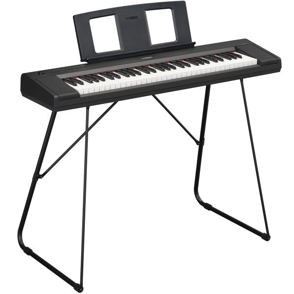 YAMAHA NP15 BLACK PIAGGERO STAGE PIANO PIANOFORTE DIGITALE PORTATILE 61 TASTI NERO
