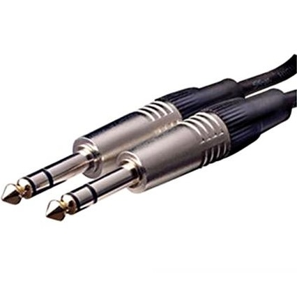 YELLOW CABLE K15-6 CAVO AUDIO JACK STEREO - JACK STEREO SCHERMATO 6 METRI
