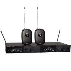 SHURE SLXD14DE J53 SISTEMA WIRELESS DOPPIO PER CHITARRA E BASSO O ARCHETTI CON 2 TRASMETTITORI BODYPACK