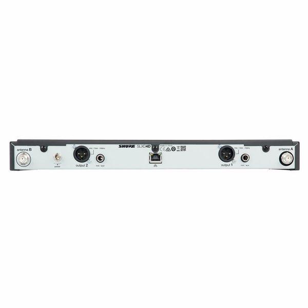 SHURE SLXD14DE J53 SISTEMA WIRELESS DOPPIO PER CHITARRA E BASSO O ARCHETTI CON 2 TRASMETTITORI BODYPACK